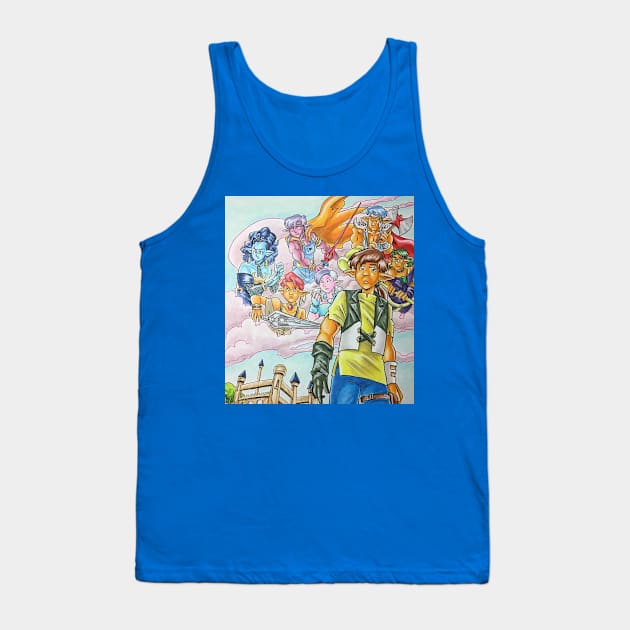 Castle Tank Top by schwmartzgraphics